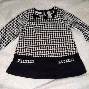 First Impressions Houndstooth Kids Blouse. Size 6-9 Months. Preloved.